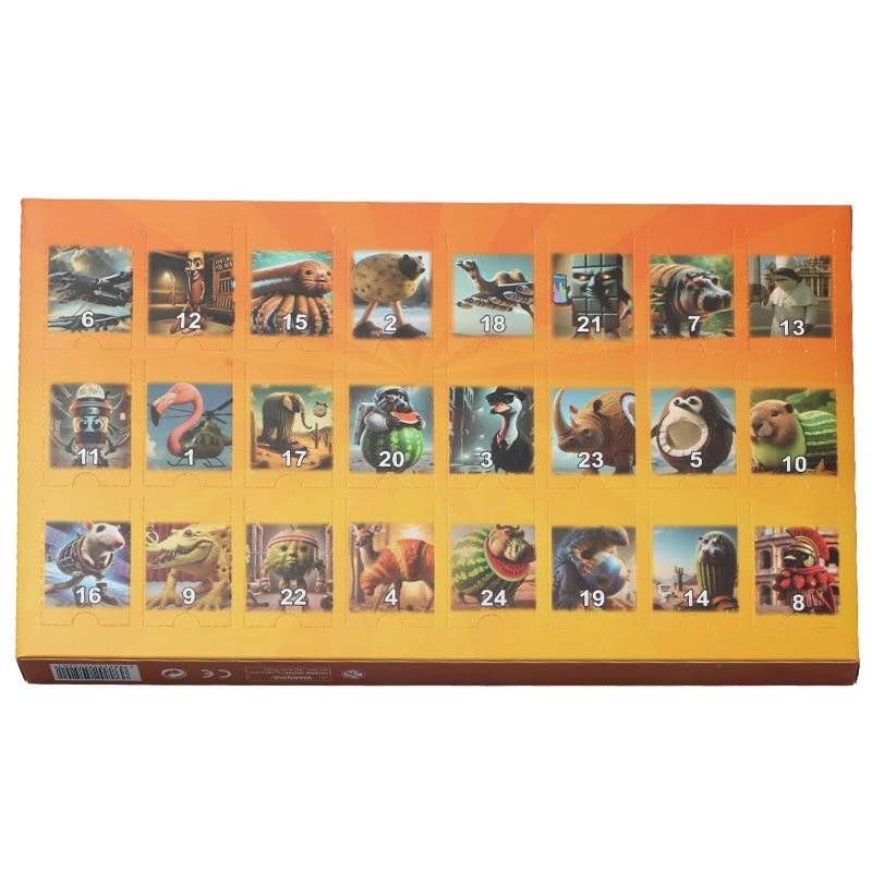 Italy Brainrot Advent Calendar - Kids' Birthday Surprise Gift with Daily Delights 9