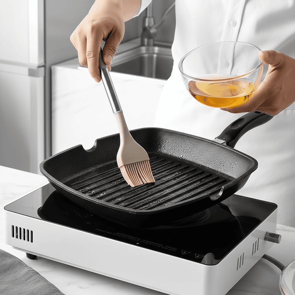 KITCHENORA – Complete Utensil Set with Silicone Heads & Wood-Style Handles 2