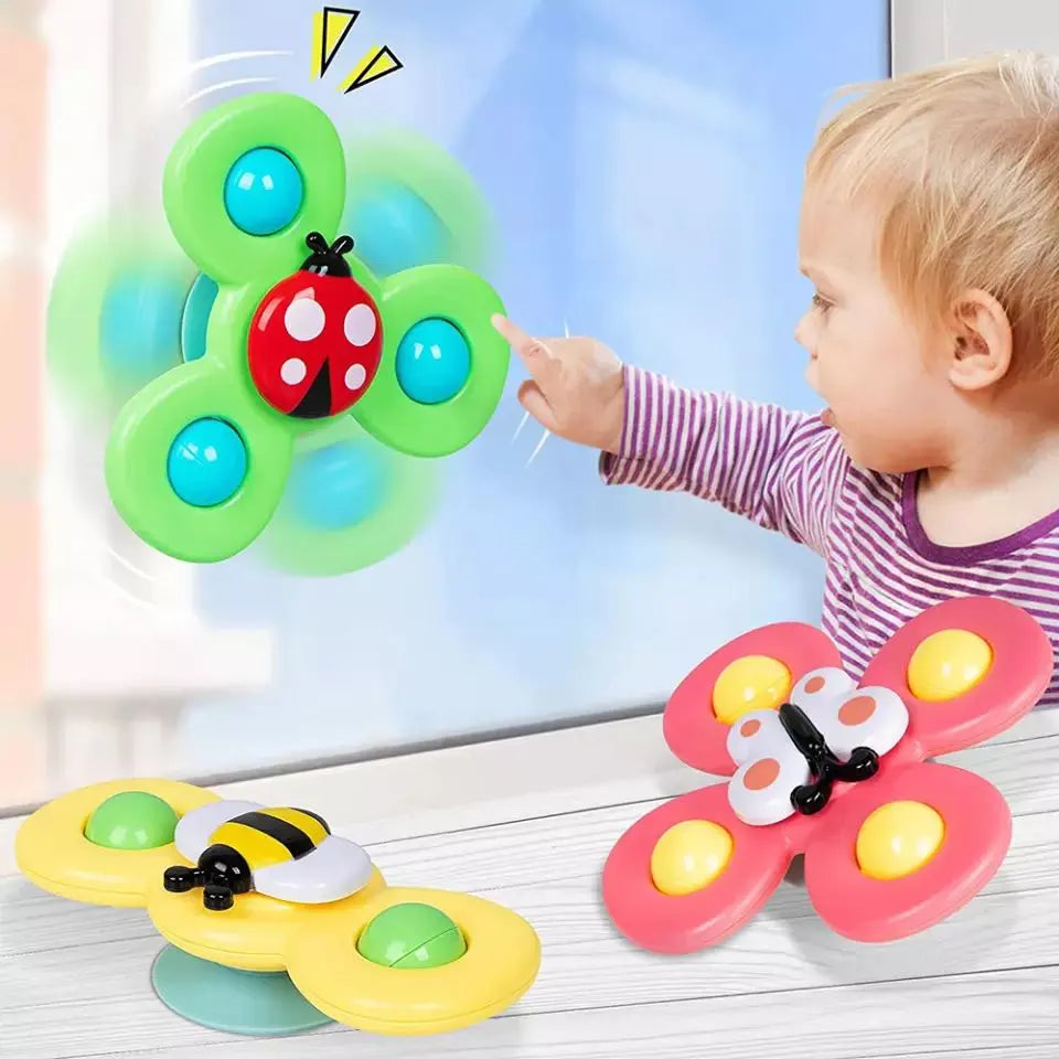 Kiddova – Colorful Bath Fidget Spinner with Cute Insect Design 4