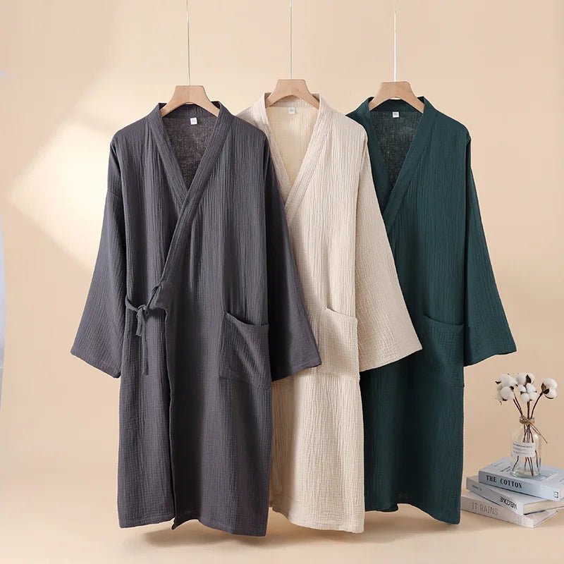Komfura – Elegant Cotton Kimonos for Men and Women, Breathable and Versatile