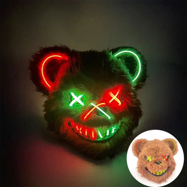 LED Purge Mask with Dynamic Lights & Adjustable Fit for Halloween Costume 11