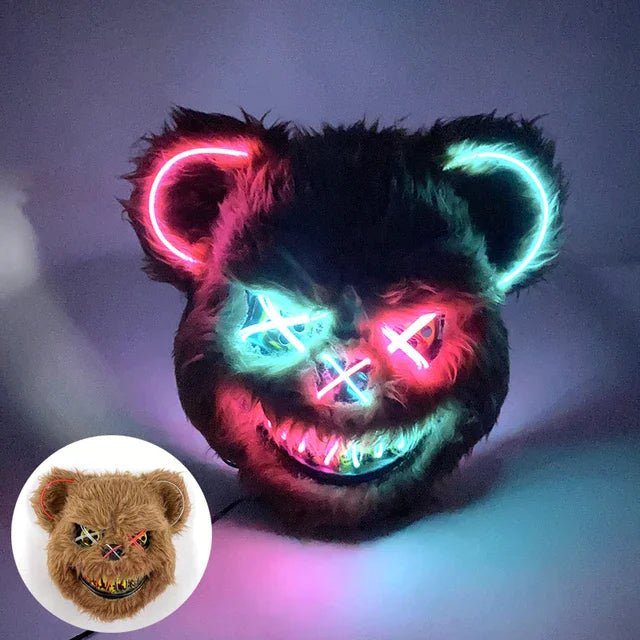 LED Purge Mask with Dynamic Lights & Adjustable Fit for Halloween Costume 12