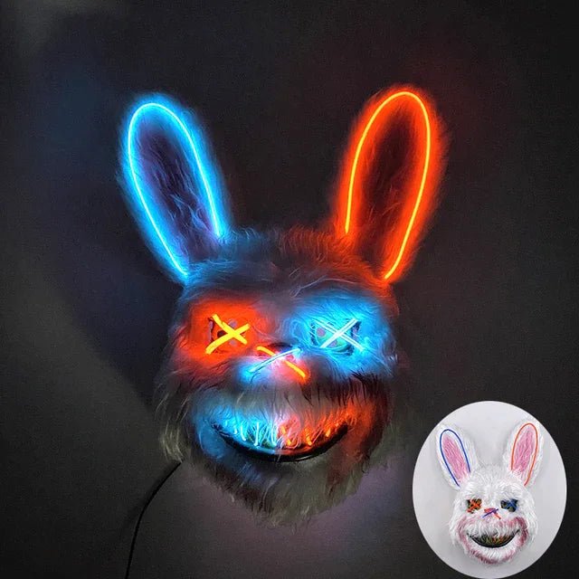 LED Purge Mask with Dynamic Lights & Adjustable Fit for Halloween Costume 14