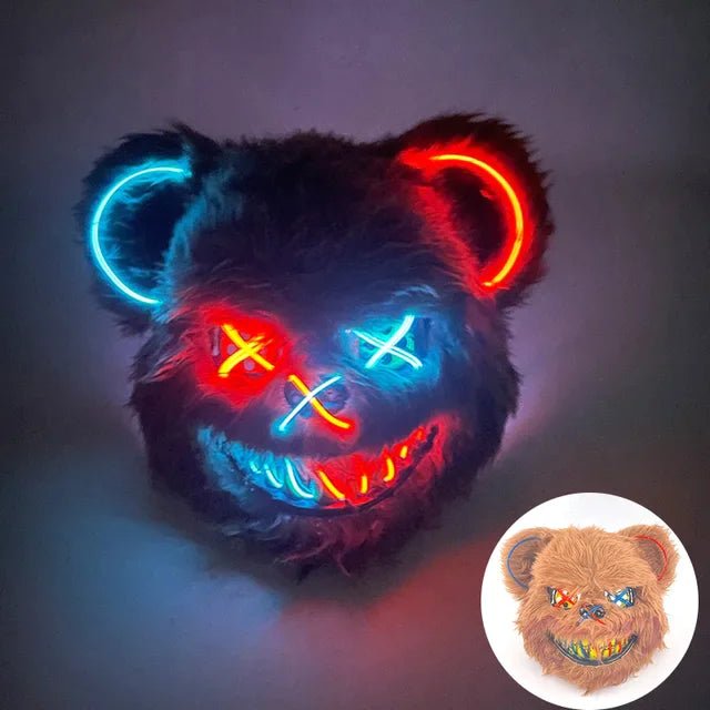 LED Purge Mask with Dynamic Lights & Adjustable Fit for Halloween Costume 15