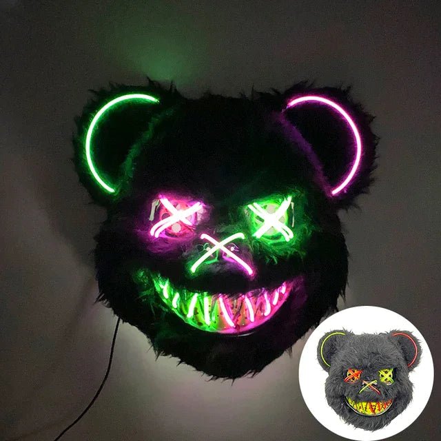 LED Purge Mask with Dynamic Lights & Adjustable Fit for Halloween Costume 6