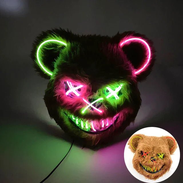 LED Purge Mask with Dynamic Lights & Adjustable Fit for Halloween Costume 7