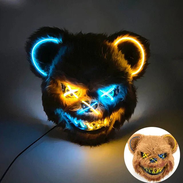 LED Purge Mask with Dynamic Lights & Adjustable Fit for Halloween Costume 8