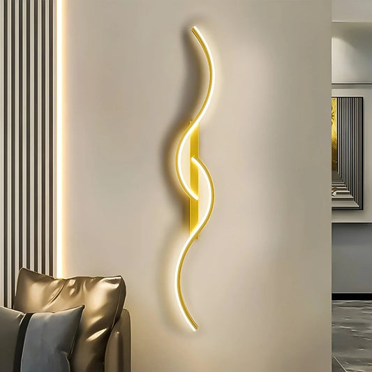 LINEALUX – Curved LED Wall Sconce for Modern Ambient Lighting 0