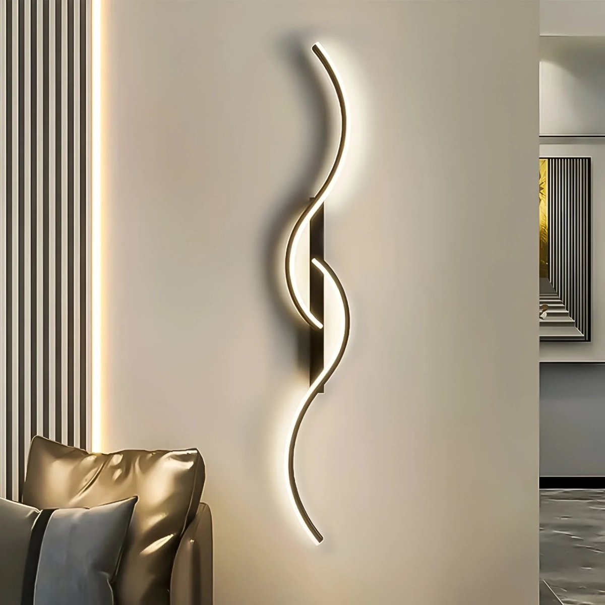 LINEALUX – Curved LED Wall Sconce for Modern Ambient Lighting 1