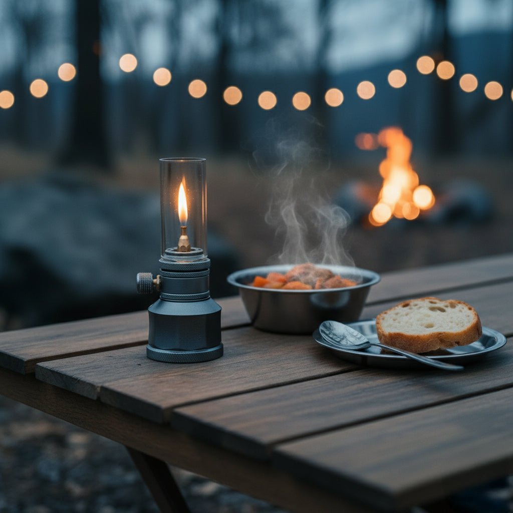 LUMETRA – Adjustable Butane Camping Lamp for Flexible Light Settings 1