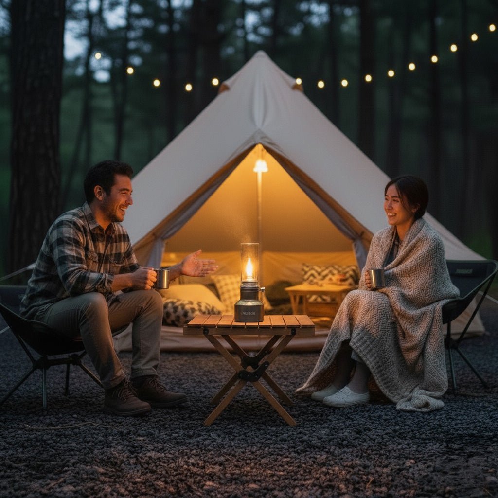 LUMETRA – Adjustable Butane Camping Lamp for Flexible Light Settings 2