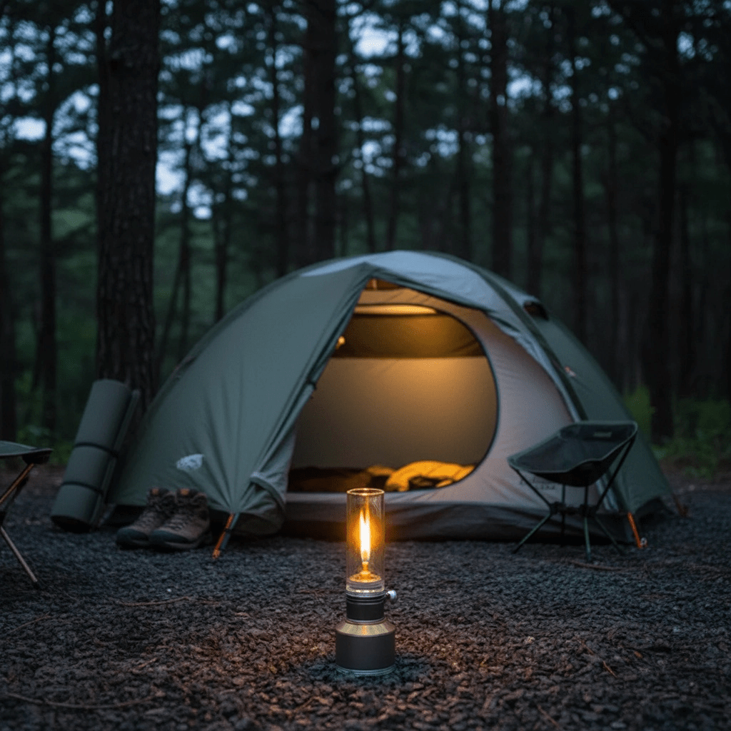 LUMETRA – Adjustable Butane Camping Lamp for Flexible Light Settings 4