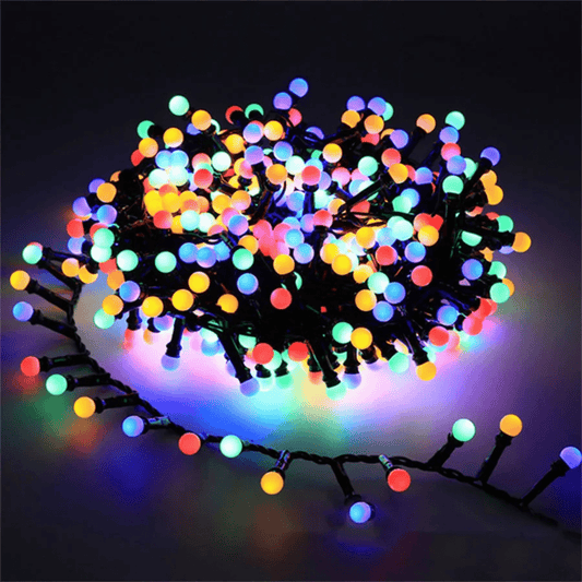LUMIGLOW – Outdoor LED String Lights with Waterproof Globe Bulbs & 8 Lighting Modes 0