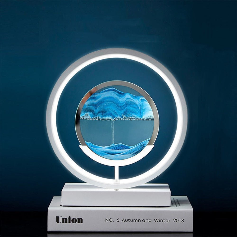 LUMISAND – 3D LED Flowing Sand Art Table Lamp with USB Charging 1
