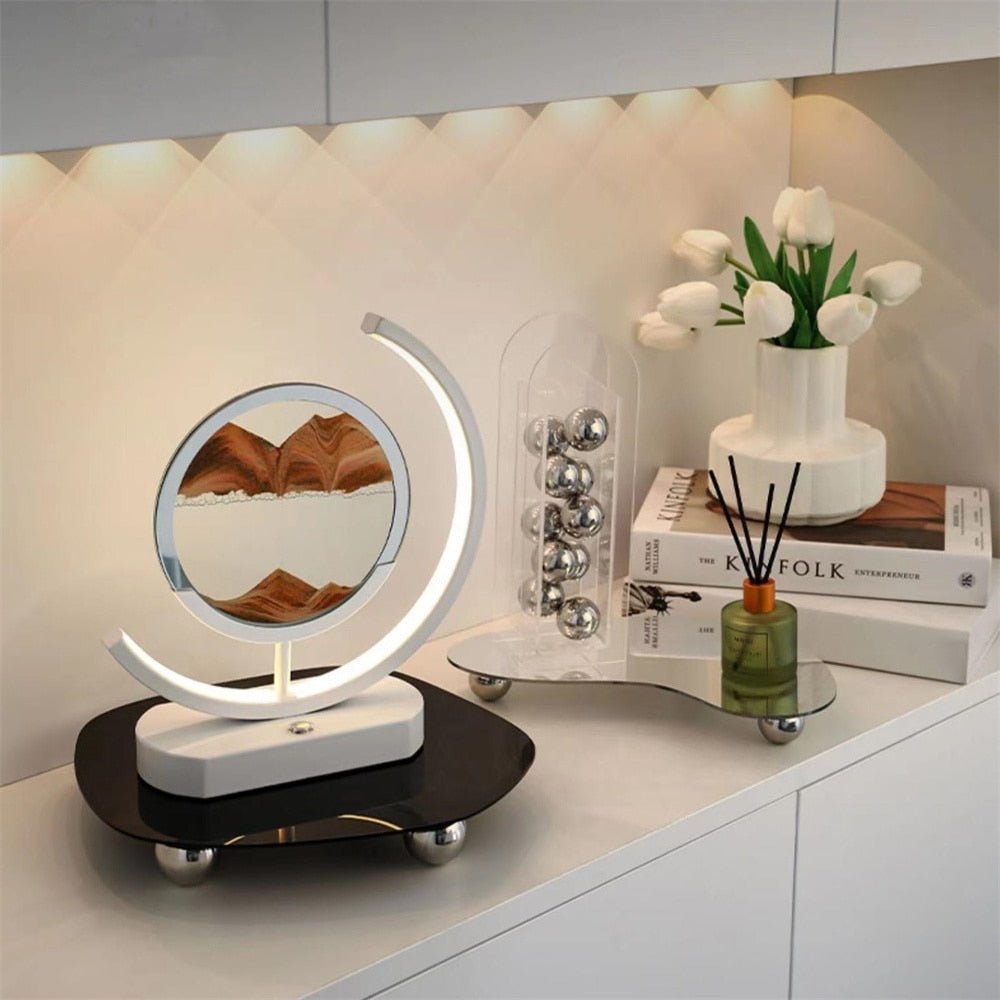 LUMISAND – 3D LED Flowing Sand Art Table Lamp with USB Charging 2