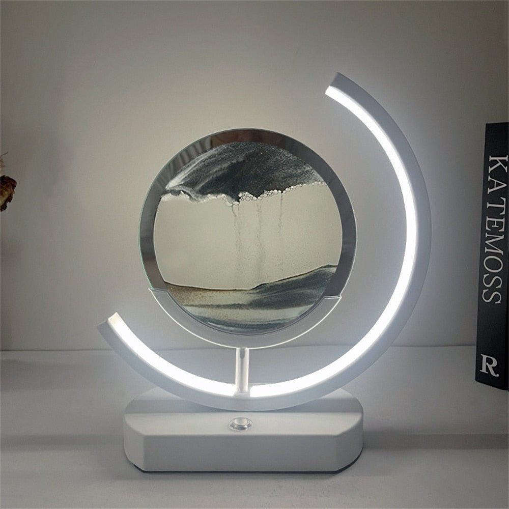 LUMISAND – 3D LED Flowing Sand Art Table Lamp with USB Charging 4
