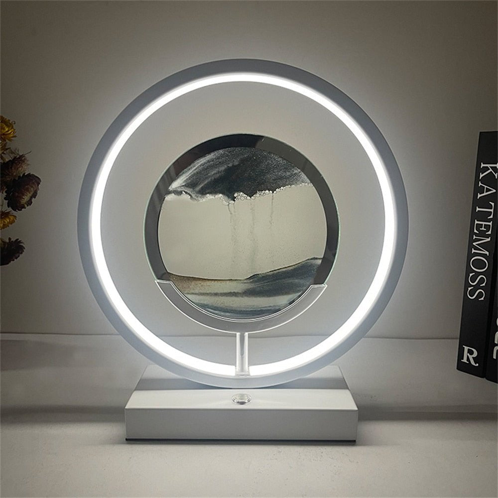 LUMISAND – 3D LED Flowing Sand Art Table Lamp with USB Charging 8