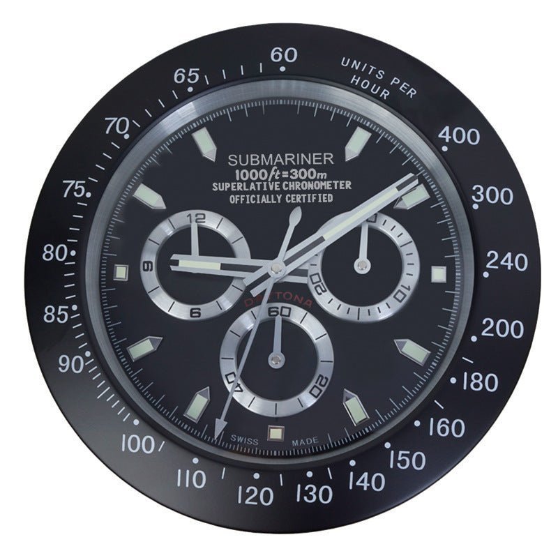 LUMISTEEL – Contemporary Silent Wall Clock with Luminous Hands 11