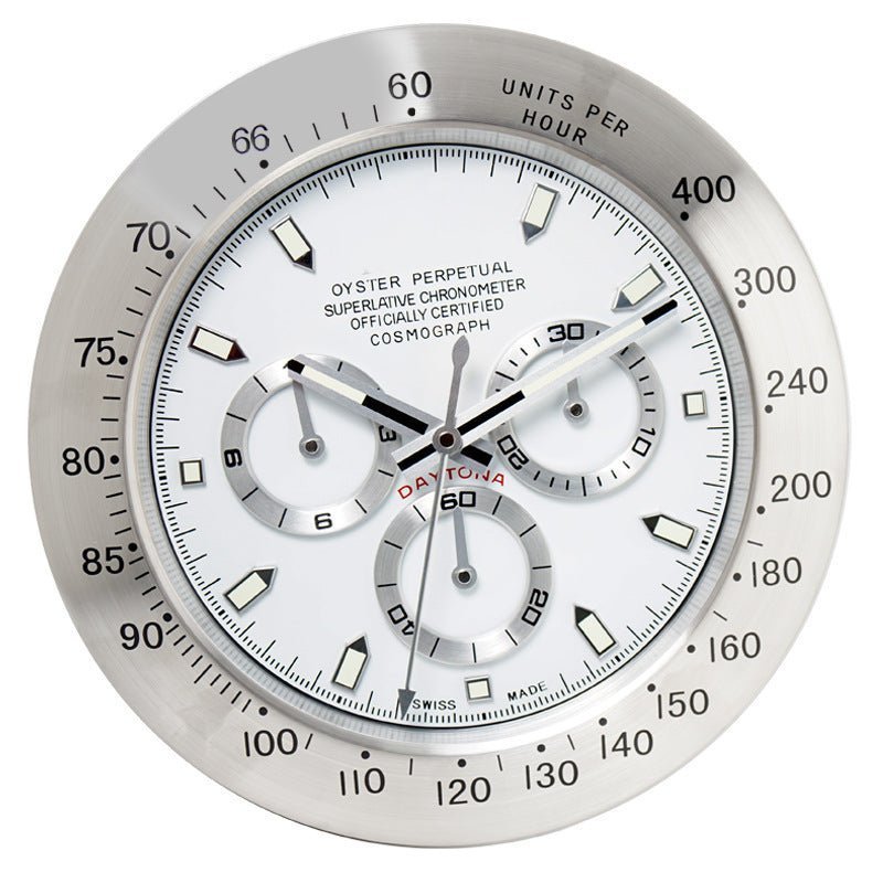 LUMISTEEL – Contemporary Silent Wall Clock with Luminous Hands 14
