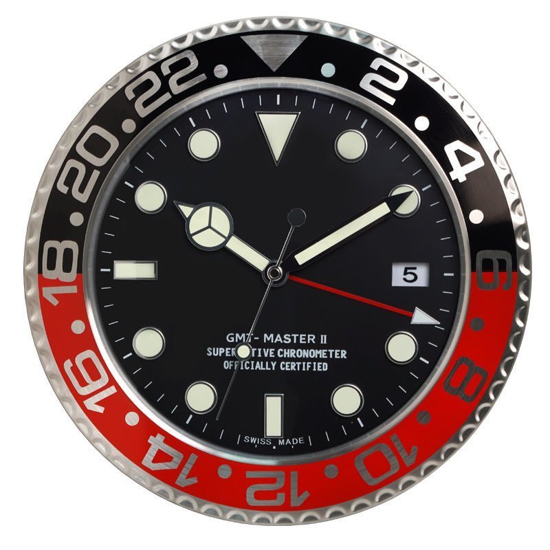 LUMISTEEL – Contemporary Silent Wall Clock with Luminous Hands 5