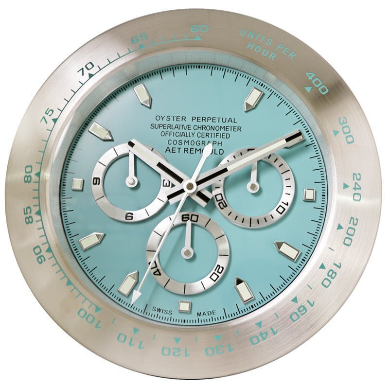 LUMISTEEL – Contemporary Silent Wall Clock with Luminous Hands 6