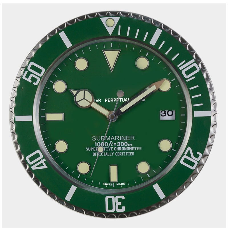 LUMISTEEL – Contemporary Silent Wall Clock with Luminous Hands 7