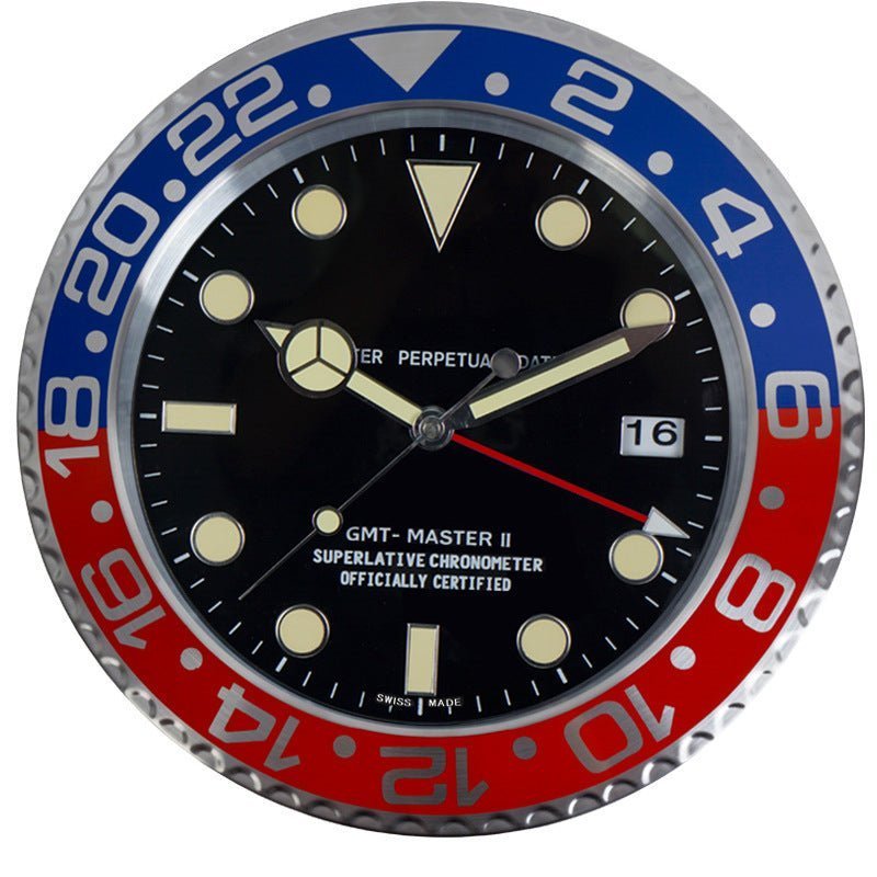 LUMISTEEL – Contemporary Silent Wall Clock with Luminous Hands 9