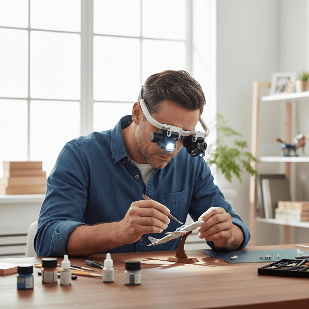 LUMIVISOR – Adjustable LED Magnifying Glasses with 8x–23x Zoom 1