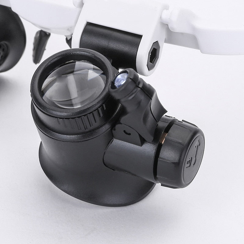LUMIVISOR – Adjustable LED Magnifying Glasses with 8x–23x Zoom 6