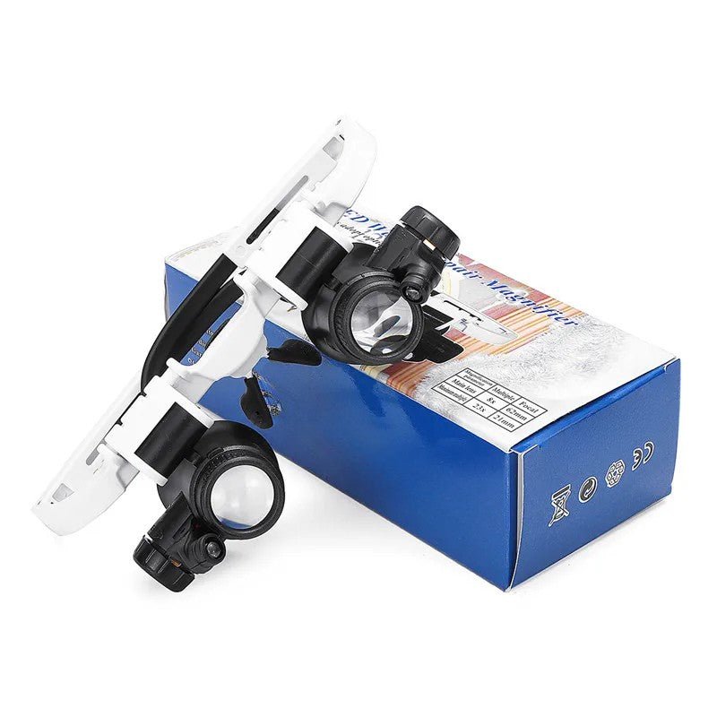 LUMIVISOR – Adjustable LED Magnifying Glasses with 8x–23x Zoom 7