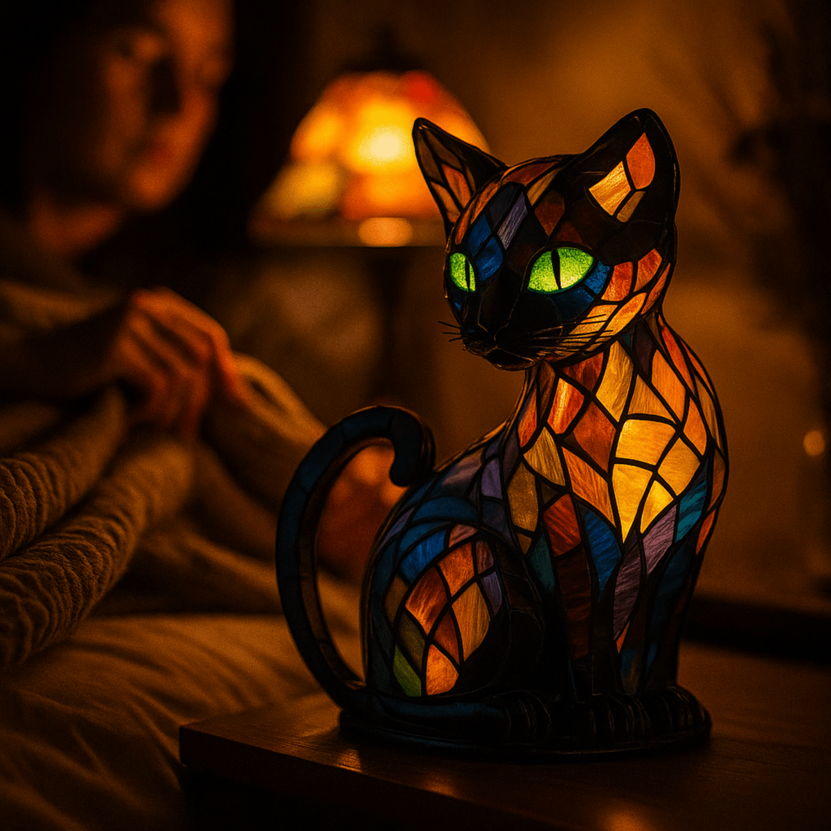 LUNACAT – LED cat night lamp with soft light & playful design 3