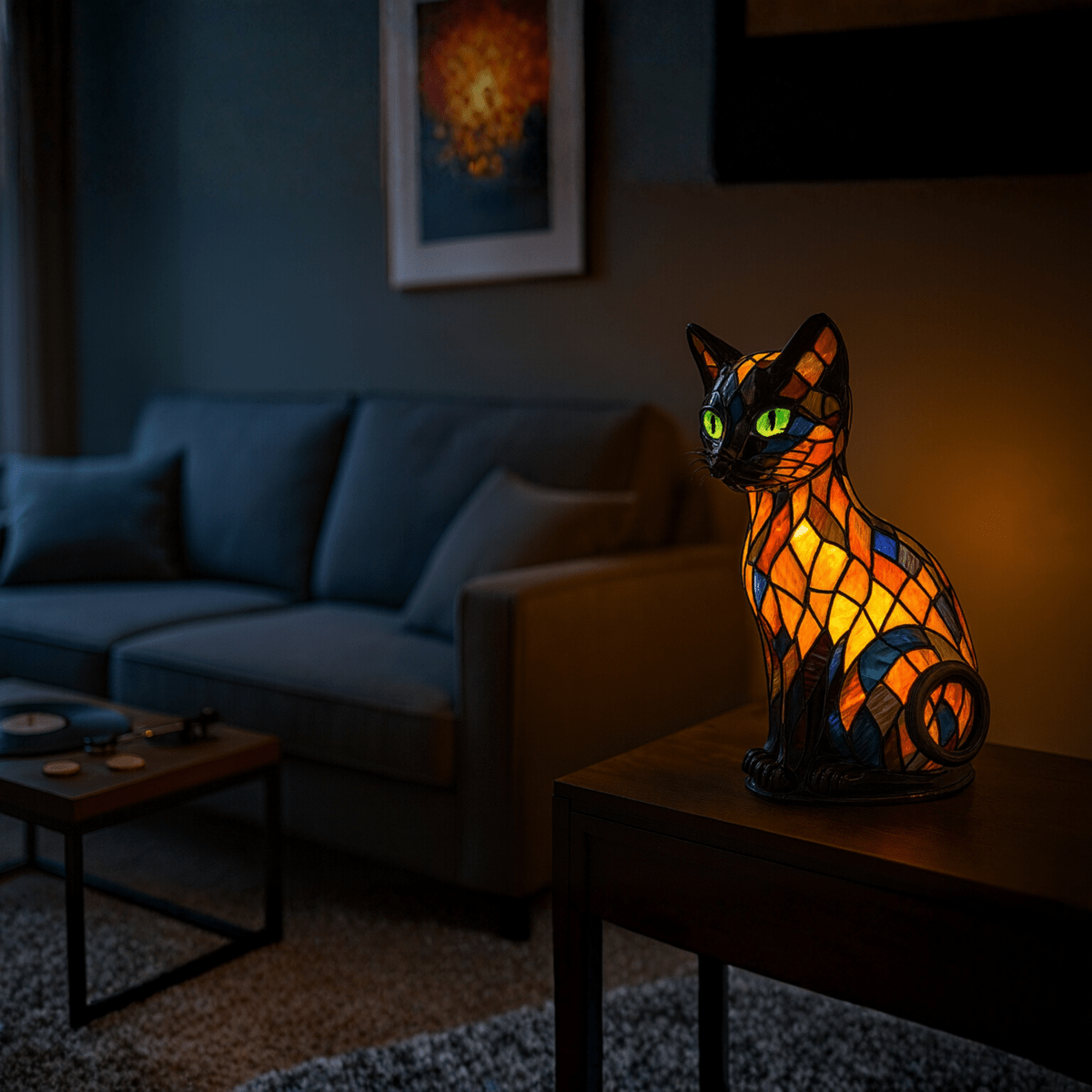 LUNACAT – LED cat night lamp with soft light & playful design 5