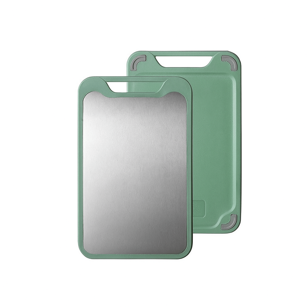 Lattea – Double Sided Stainless Steel Cutting Board with Non-Stick Surface 0