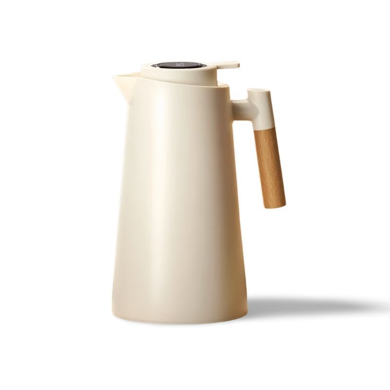 Lattea – Thermal Jug with Temperature Display, Leak-Proof Design & Wooden Handle 7