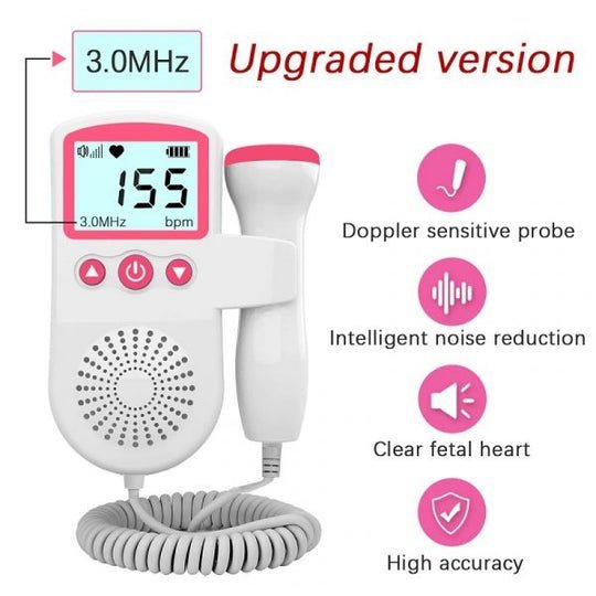 LifeRhythm – Compact LCD Fetal Heart Monitor for Pregnancy Monitoring 5