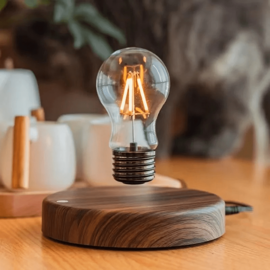 LumiGlide Floating LED Bulb | Magnetic levitation light with touch control for modern spaces 0