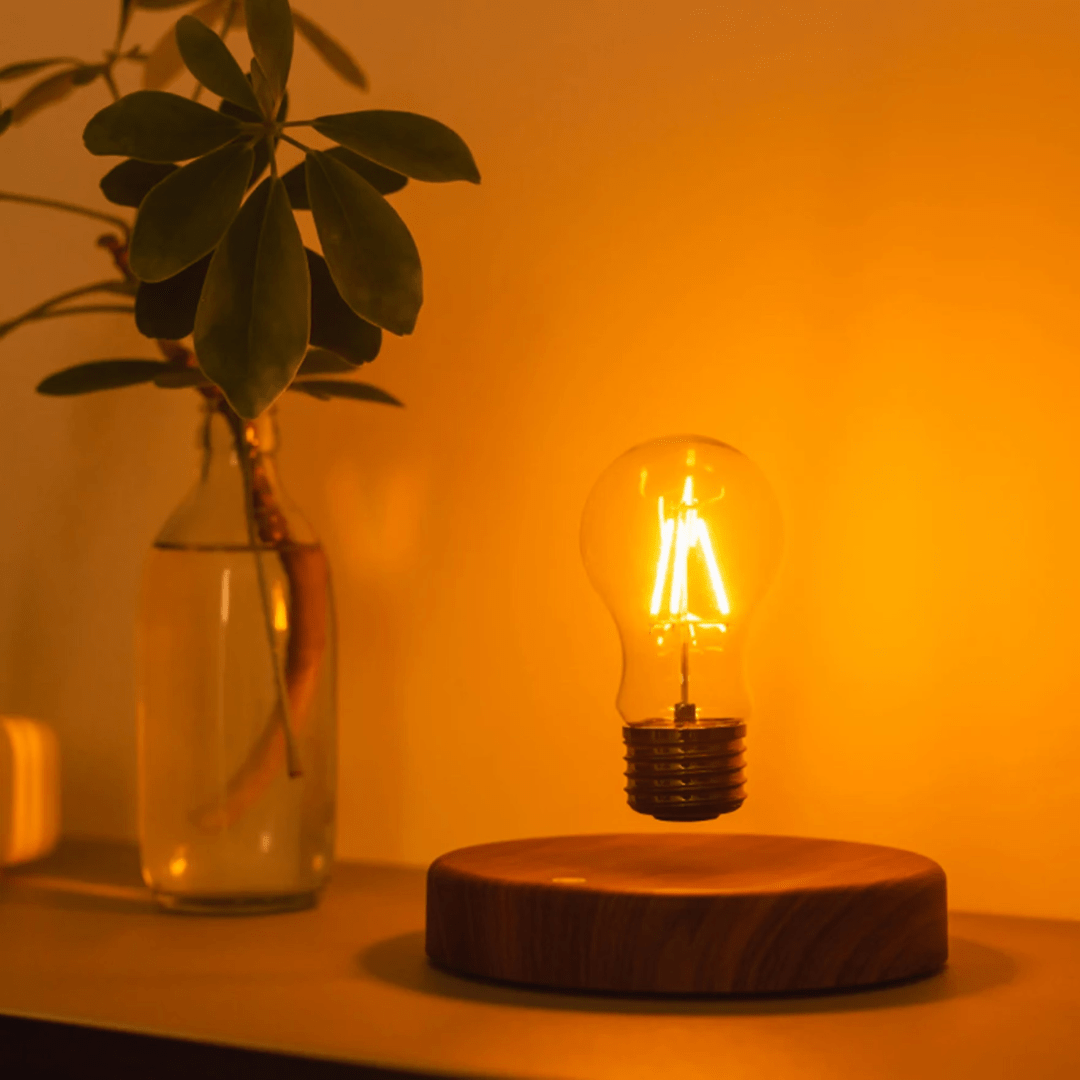 LumiGlide Floating LED Bulb | Magnetic levitation light with touch control for modern spaces 2