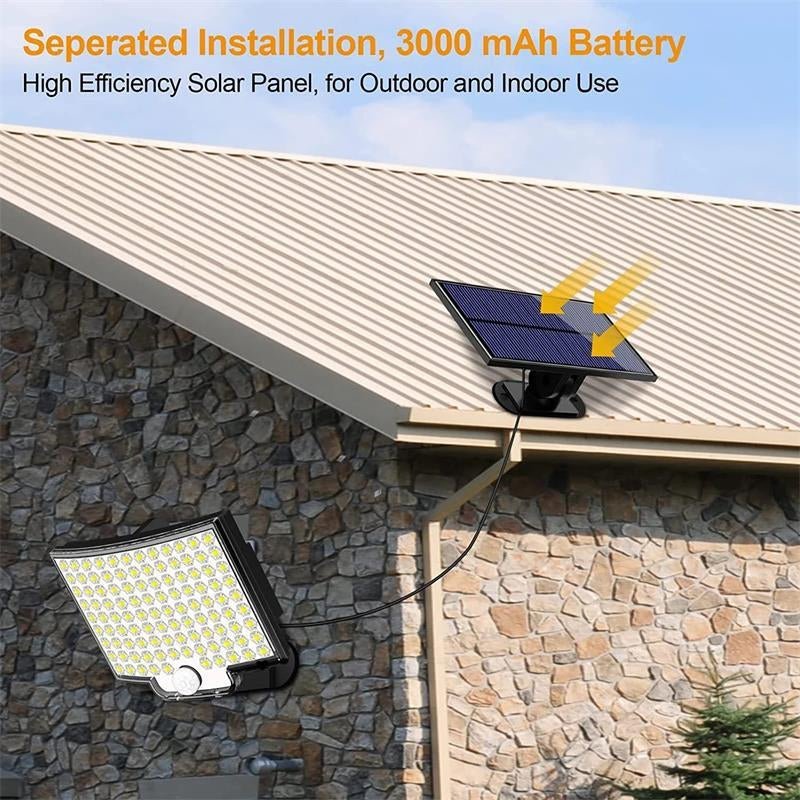 Lumiguard LED-buitenlamp op zonne-energie met bewegingssensor - 3000 lumen voor maximale veiligheid