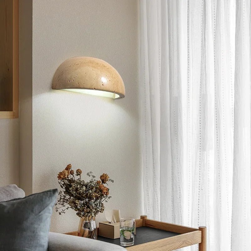 Luminous Haven - LED Stone Wall Lamp Sconce for Cozy Living Room & Bedroom 1