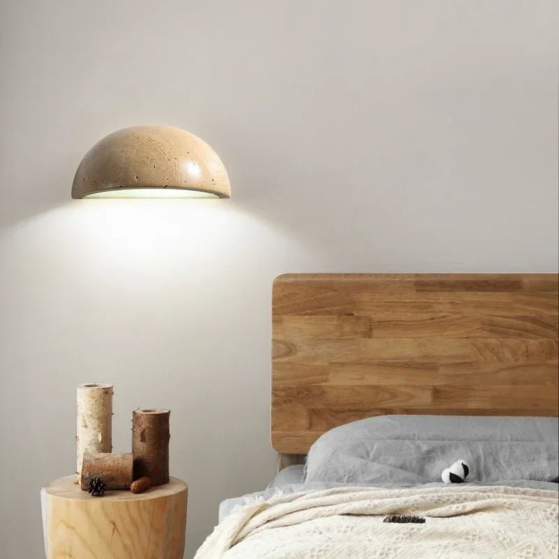 Luminous Haven - LED Stone Wall Lamp Sconce for Cozy Living Room & Bedroom 3