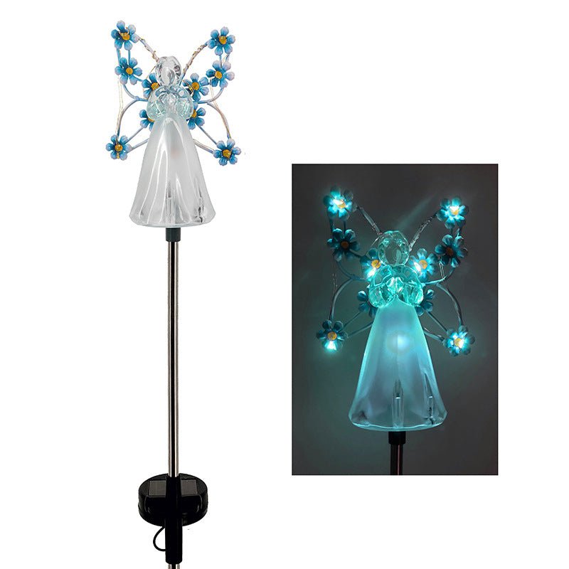 Luminous Haven - Solar Angel LED Garden Light, Weatherproof & Automatic Charging 8