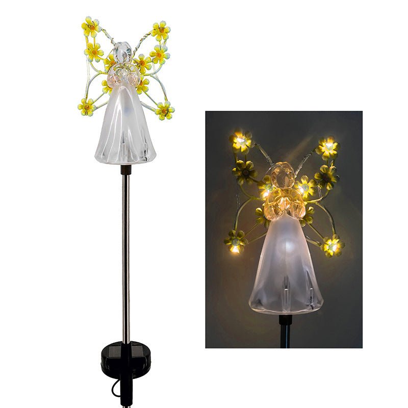 Luminous Haven - Solar Angel LED Garden Light, Weatherproof & Automatic Charging 9