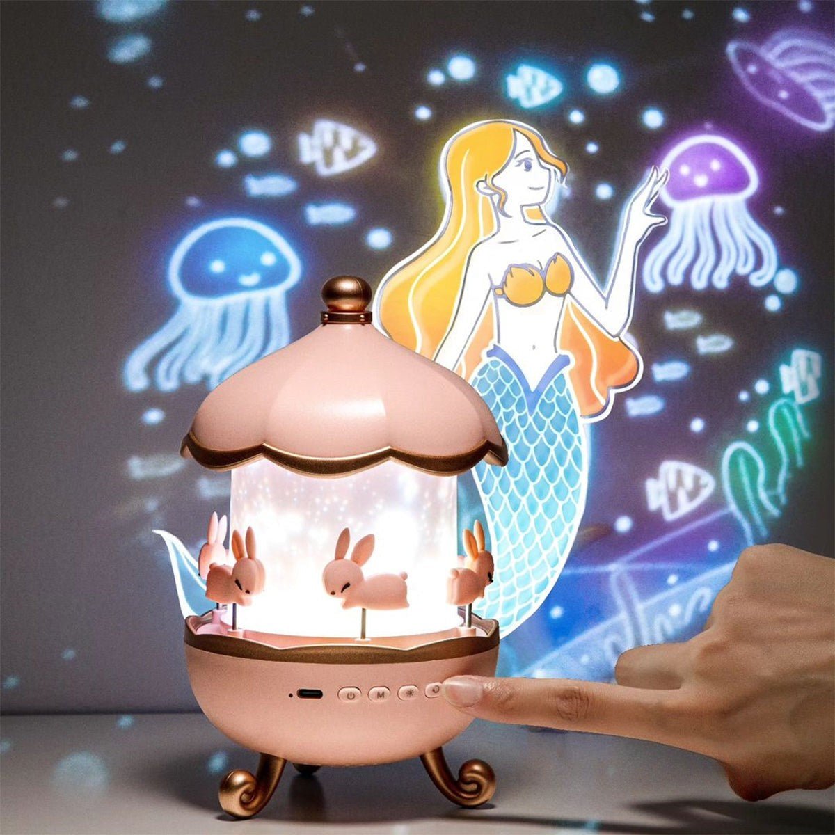 Lunivra – Enchanted Dream Projector with Music & 12 Light Patterns 4