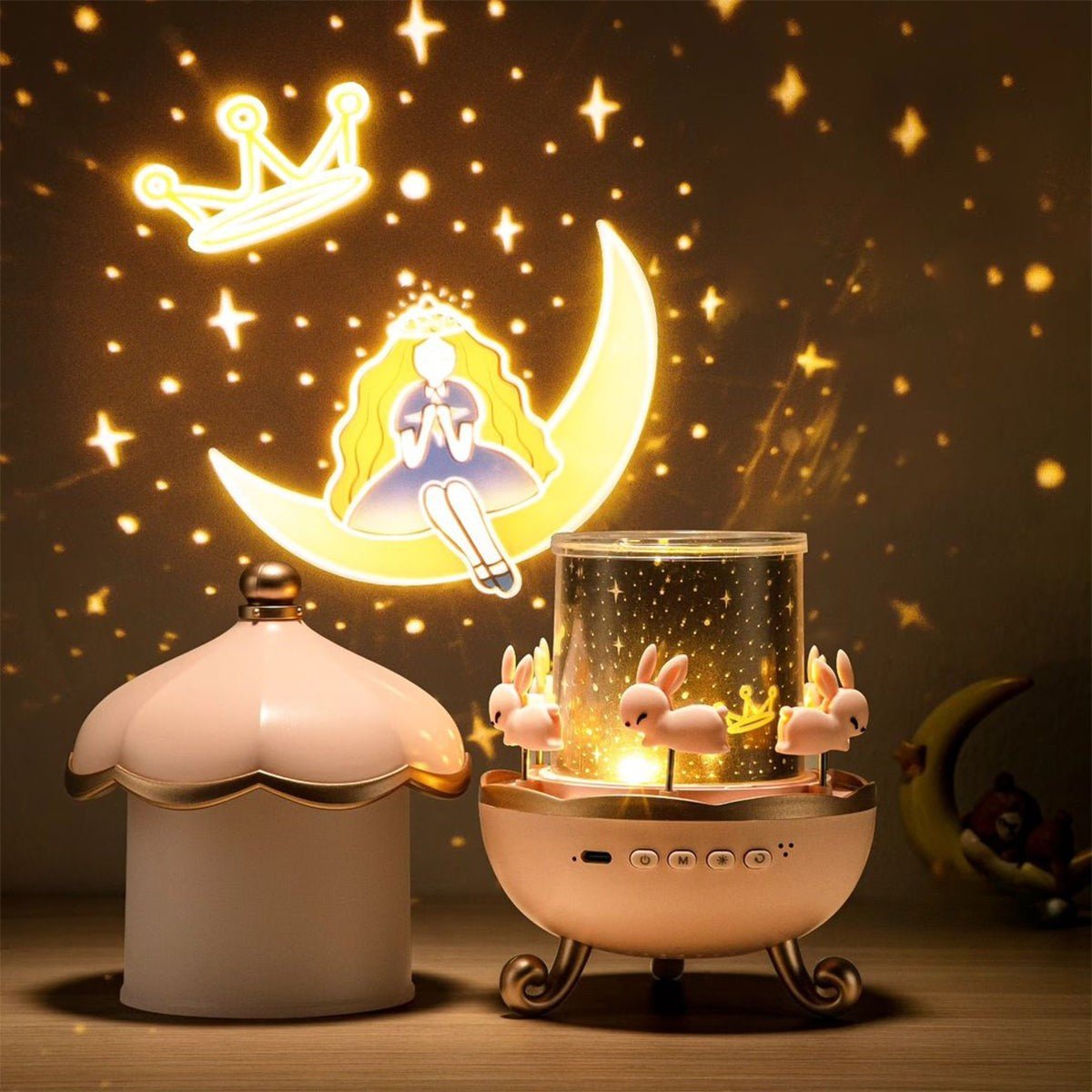 Lunivra – Enchanted Dream Projector with Music & 12 Light Patterns 5
