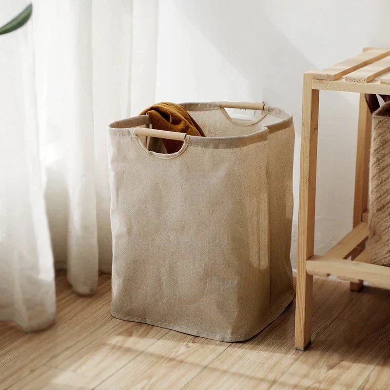 HarmonyWeave Basket – Elegant Organizer for Laundry & Storage