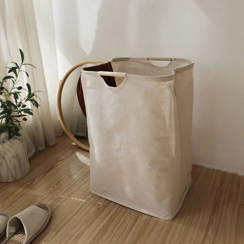HarmonyWeave Basket – Elegant Organizer for Laundry & Storage