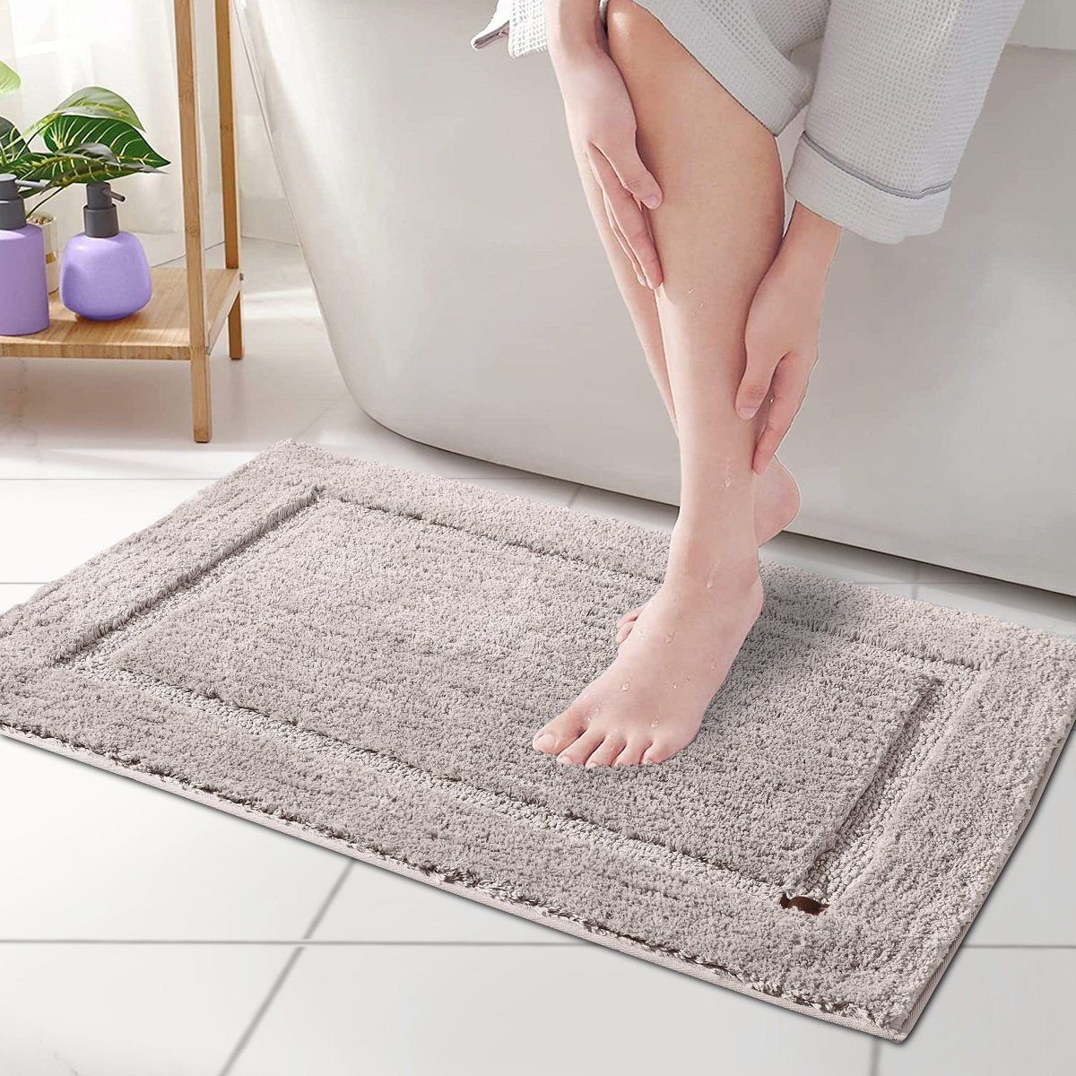 LuxeHaven Superba Floor Comfort Mat | Soft non-slip rug for bathroom, kitchen, and pet areas 8