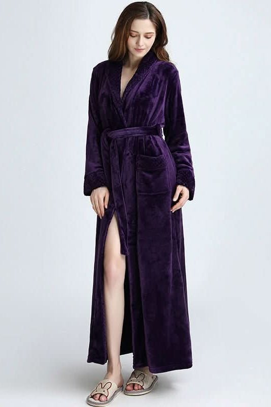 HUGGLÉ – Extra-Fluffy Women’s Bathrobe for Ultimate Home Comfort