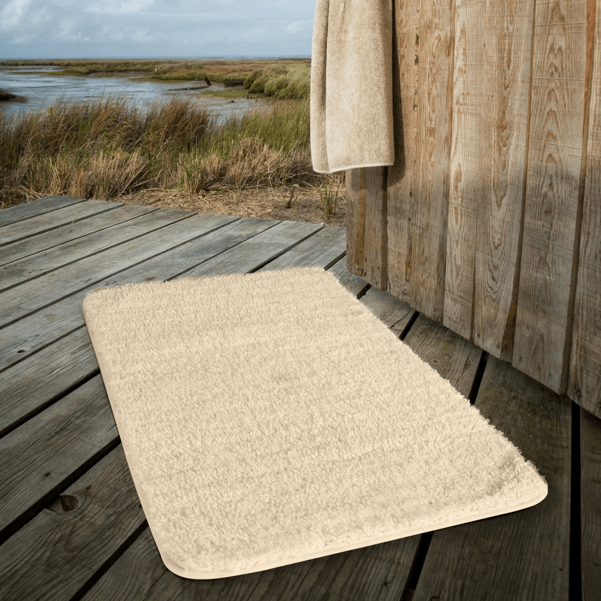 Luxura UltraSoft Bath Mat | Super-absorbent microfiber bathroom rug with anti-slip backing 13