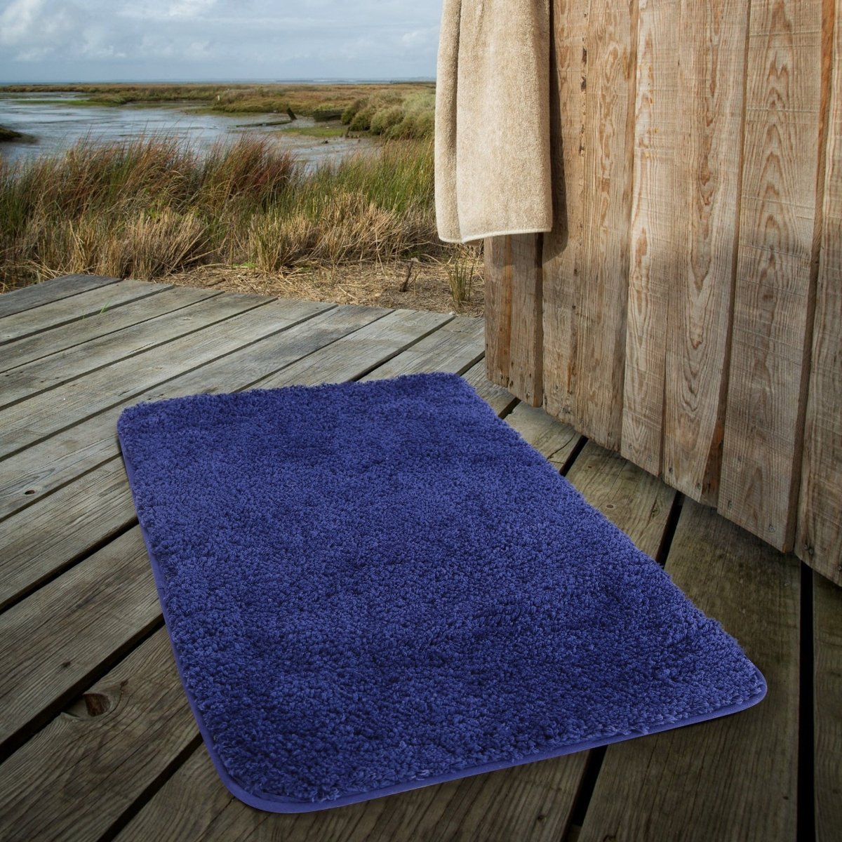 Luxura UltraSoft Bath Mat | Super-absorbent microfiber bathroom rug with anti-slip backing 14